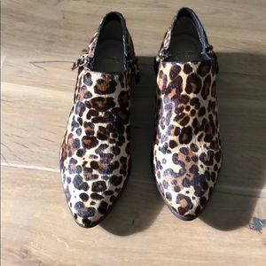 Johnston & Murphy leopard pony hair shoes NNW